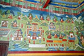 Ladakh - Lamayuru gompa, mural paintings 